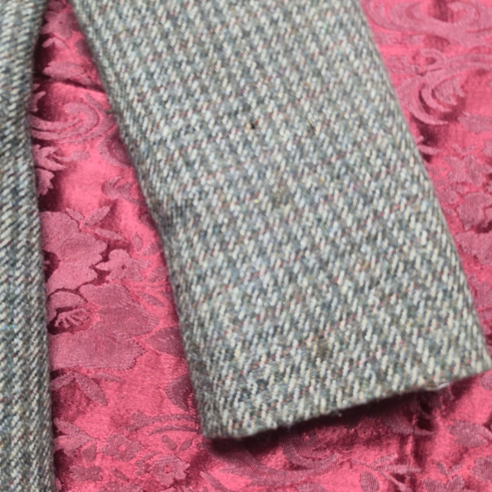 Vintage Bagir Men's Sport Coat Blazer 46 EU 36 US Brown Wool Tweed Poltex Chile - Picture 4 of 16